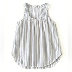 COS white Striped Tank Top